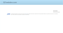 Desktop Screenshot of 321webdev.com